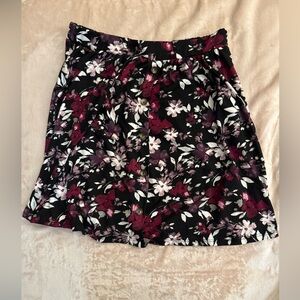 French Grey: Amani Button Detail Brushed Knit Skirt